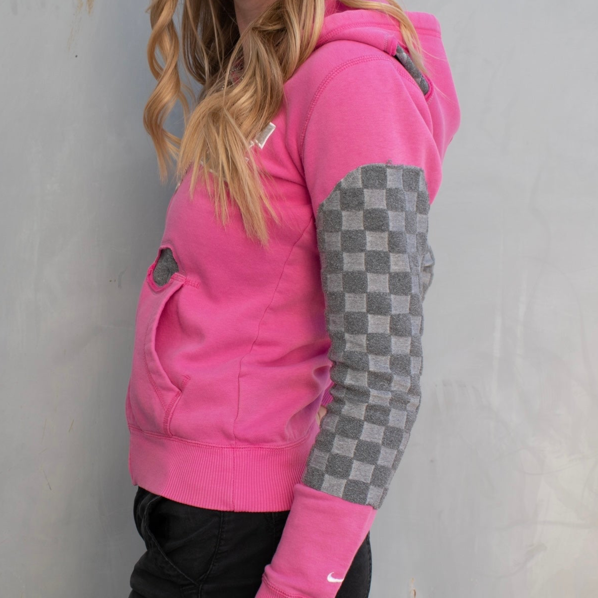 PINK CHECKERED JACKET