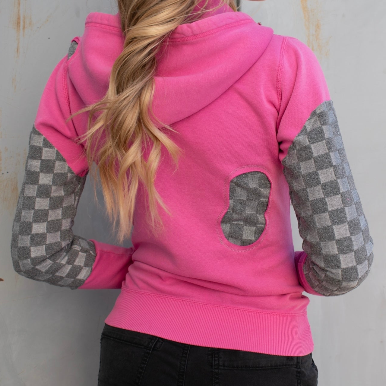 PINK CHECKERED JACKET
