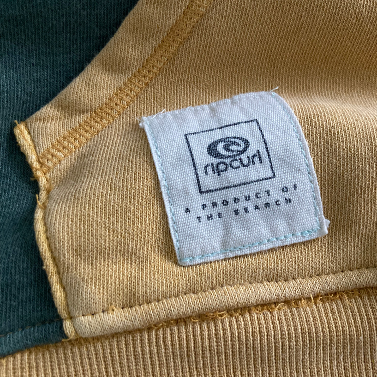 MUSTARD + FLORAL RIP CURL HOODIE