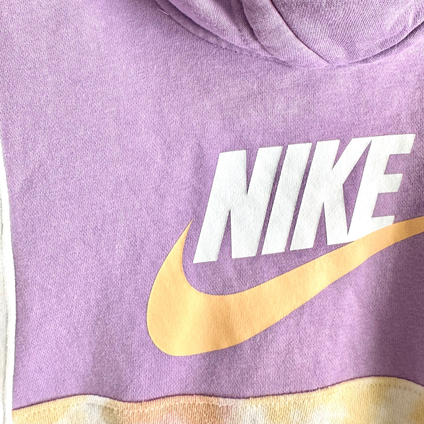 LAVENDER + PEACH NIKE HOODIE