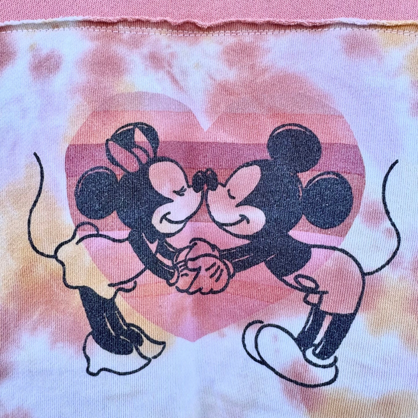 PINK TIE DYE MICKEY + MINNIE VEST
