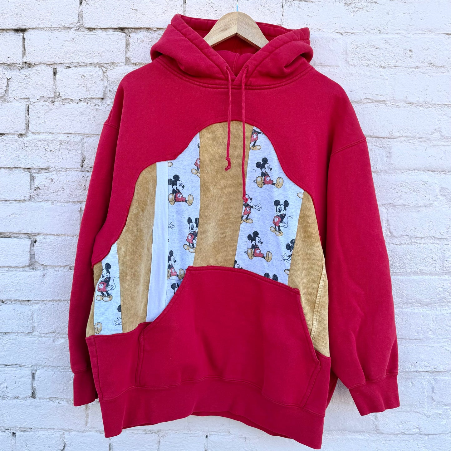 RED + GOLD MICKEY HOODIE