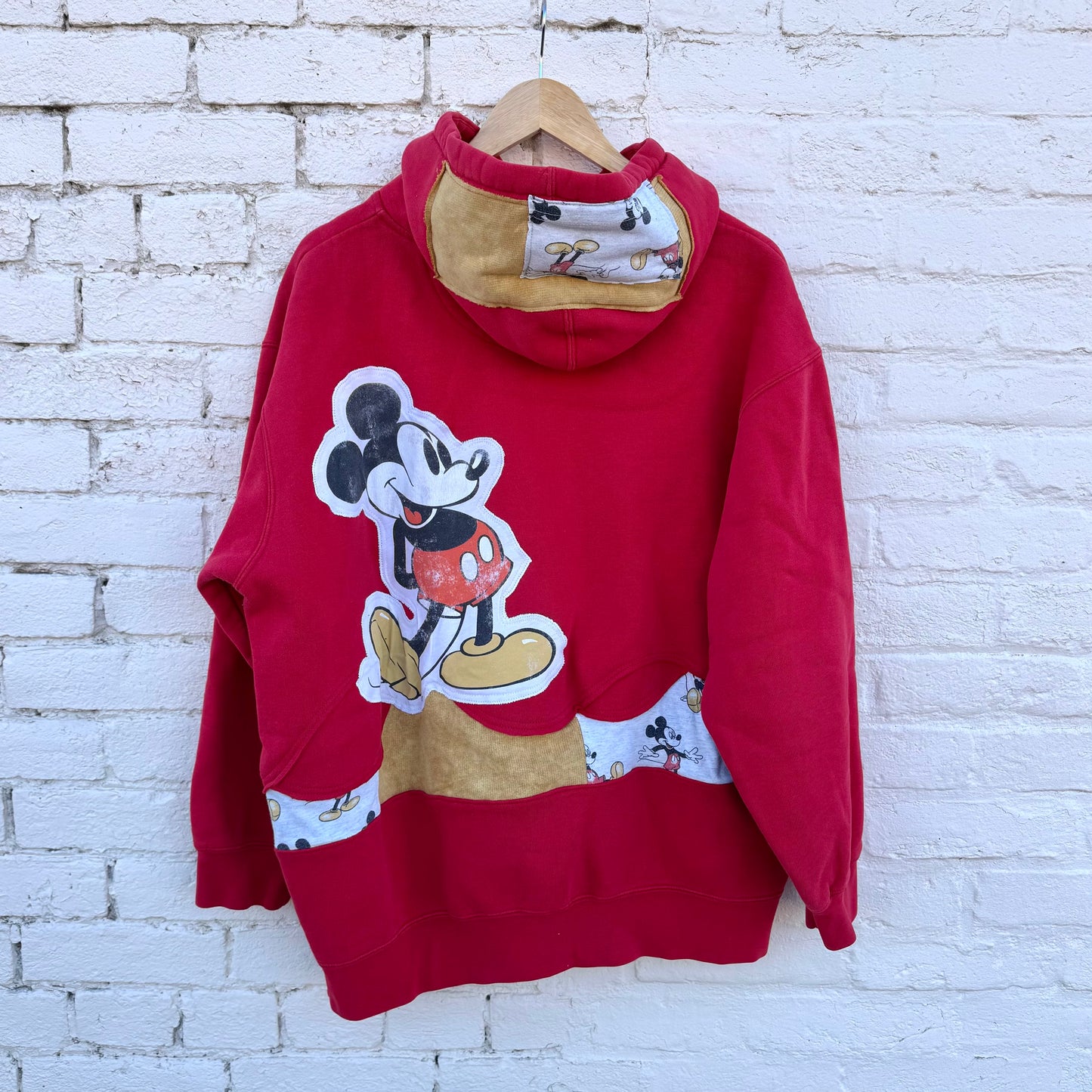 RED + GOLD MICKEY HOODIE