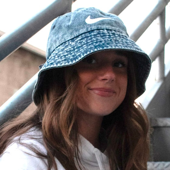 DENIM + NIKE BUCKET HAT